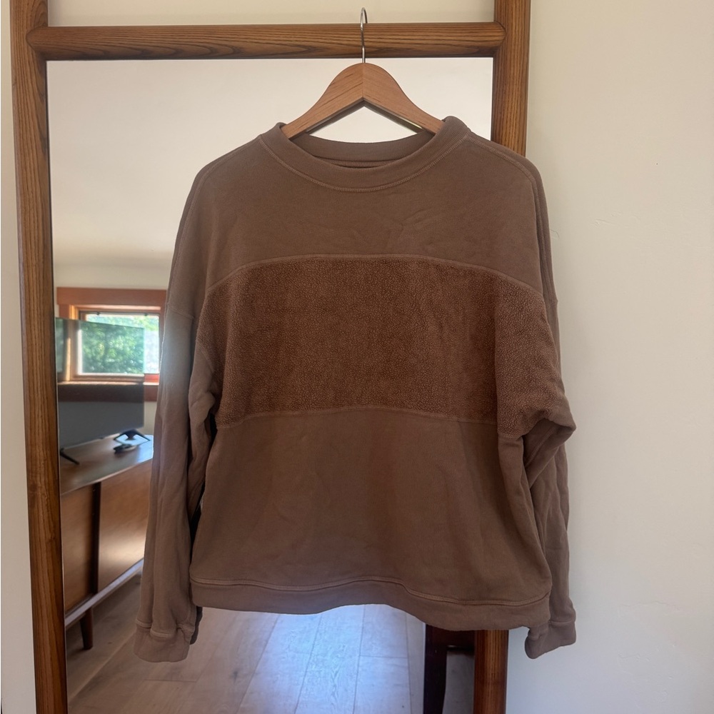 Climate Beneficial™ Cotton Reversible Sweatshirt - MUSHROOM / XS